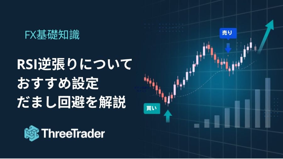 RSI逆張りの使い方|おすすめ設定・エントリー方法・ダマシ回避を解説